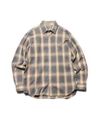 uniform experiment (Men)/ユニフォームエクスペリメント シャツ FADE SHIRT UEー252059 LIGHT GRAY トップス【三越伊勢丹/公式】
