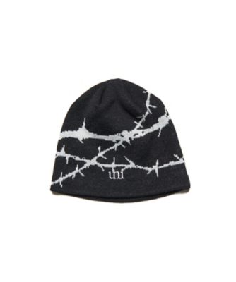 uniform experiment (Men)/ユニフォームエクスペリメント ビーニー ENTANGLED BEANIE UEー252068 BLACK 帽子【三越伊勢丹/公式】