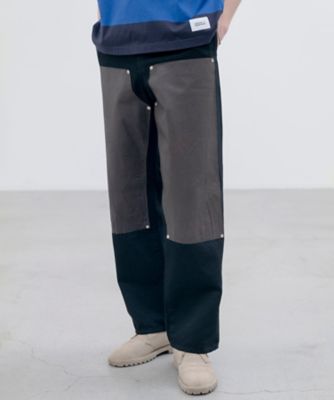 デニム LEATHER DOUBLE KNEE DENIM