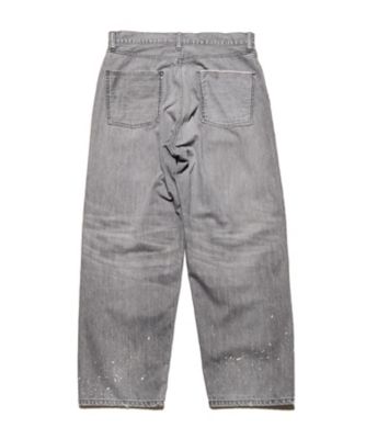 ジーンズ DAMAGED BOLDーFIT JEANS UEー