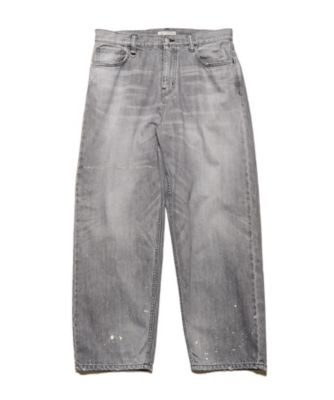 ジーンズ DAMAGED BOLDーFIT JEANS UEー