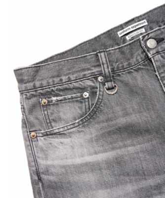 ジーンズ DAMAGED REGULARーFIT JEANS UEー