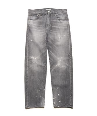 ジーンズ DAMAGED BOLDーFIT JEANS UEー