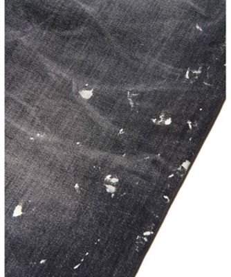 ジーンズ DAMAGED TAPEREDーFIT JEANS UEー