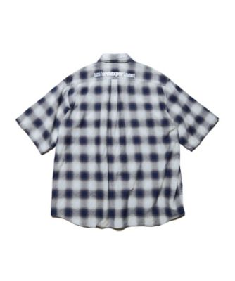 ＜uniform experiment (Men)＞シャツ　ＲＯＰＥ　ＩＮＤＩＧＯ　ＲＥＬＡＸーＦＩＴ　Ｓ／Ｓ　ＳＨＩＲＴ　ＵＥー２６００１６