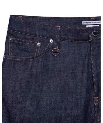 デニム RIGID DENIM TAPEREDーFIT JEANS