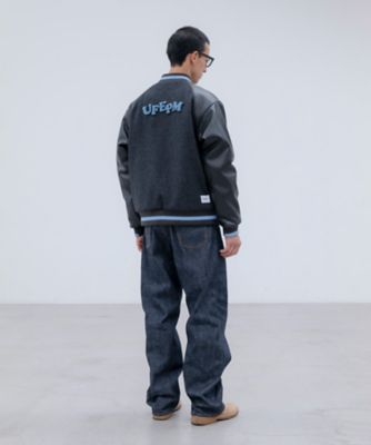 週末値下げ❕SOUVENIR スーベニア　ウェア　デニム素材　L デニム RIGID DENIM WIDEーFIT JEANS UEー