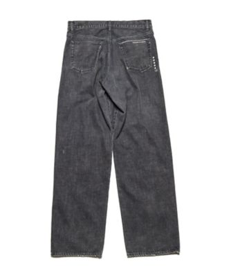 デニム DAMAGED DENIM WIDEーFIT JEANS UE