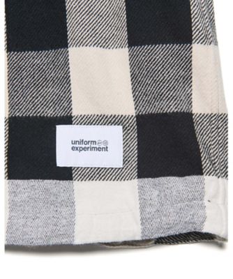 シャツ LINE FLANNEL CHECK DRAWCORD