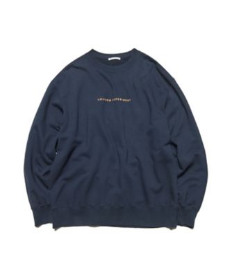 uniformexperimentルーズスウェット　ユニフォームエクスペリメント スウェット LOOSE SWEATSHIRT UEー262046