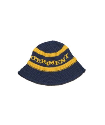 ハット LOGO JACQUARD KNIT HAT UEー