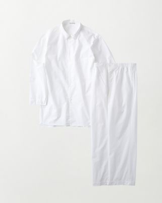＜ECHAPPER＞パジャマ　Ｗｈｉｔｅ　ｃｏｌｏｕｒｅｄ　ｃｏｔｔｏｎ　ｐａｊａｍａ　ＳＲＥＢＮＭ０００１