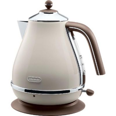 ＜三越伊勢丹/公式＞ DeLonghi/デロンギ アイコナ・ヴィンテージ 電気ケトル ドルチェベージュ 電気ポット・電気ケトル【三越伊勢丹/公式】