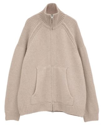 POCKET ZIP KNIT TOPS 19106ー2292 | CLANE