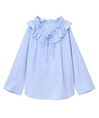 CLANE RUFFLE NECK BLOUSE クラネ RUFFLE NECK BLOUSE｜TOPS(トップス)｜CLANE OFFICIAL ONLINE STORE