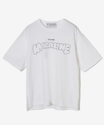 ＜THIRD MAGAZINE (Women)＞バブルロゴＴシャツ　Ａ０８５３ＵＴＳ０１３