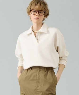 ＜THIRD MAGAZINE (Women)＞ポロスウェットトップ　Ａ０８５３ＵＴＳ２０１