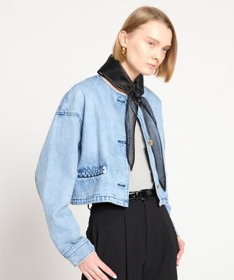 ＜THIRD MAGAZINE (Women)＞デニムオーバークルーＪＫ　Ａ０８６１ＦＪ２０９