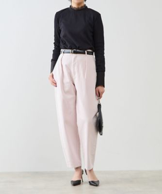 ＜THIRD MAGAZINE (Women)＞後染めカーヴィパンツ　Ａ０８６１ＦＰ１０３