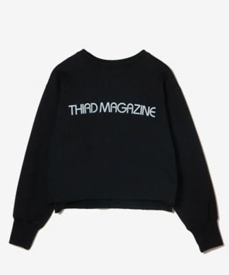 ロゴプリントボクシースウェット A0861UTS215 | THIRD