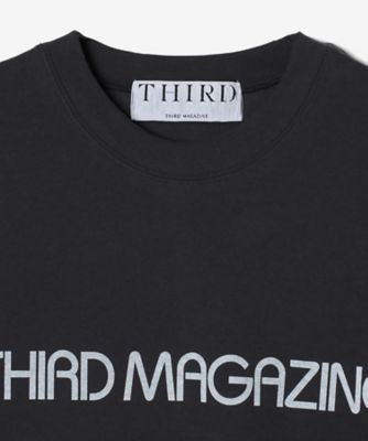 ロゴプリントTシャツ A0861UTS220 | THIRD MAGAZINE
