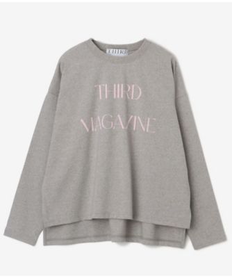 【新品タグ付】サードマガジン✕伊勢丹限定 ロゴTシャツ チャコールグレー THIRD MAGAZINE (Women) | 三越伊勢丹オンラインストア・通販【公式】