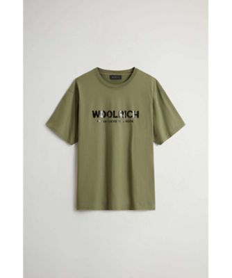 ＜WOOLRICH＞オーバーサイズド　ティー　モダン　テキスト　グラフィック／ＯＶＥＲＳＩＺＥＤ　ＴＥＥ　ＭＯＤＥＲＮ　ＴＥＸＴ　ＧＲＡＰＨＩＣ