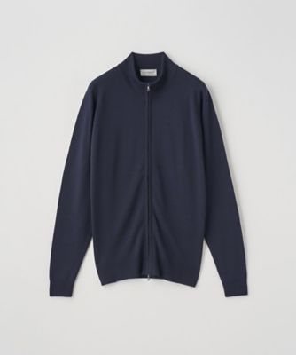 ジョンスメドレー　ジップアップ　カーディガン 24G STANDARD FIT フルジップアップ長袖カーディガン 24G STANDARD FIT