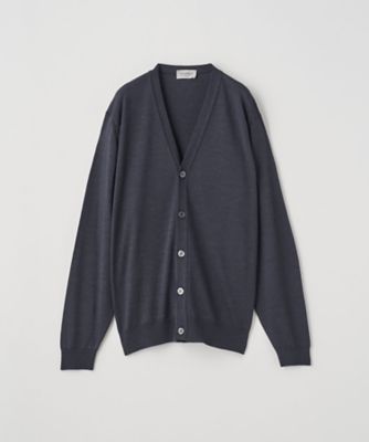 209 新品 ジョンスメドレー 25SS 新作 Ｖネックニットカーディガン M Vネック長袖ニットカーディガン 30G MODERN FIT