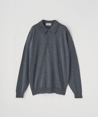 JOHN SMEDLEY KNOLL MODERN FIT ブラック KNOLL MODERN FIT - 30G | JOHN SMEDLEY(ジョンスメドレー) / トップス