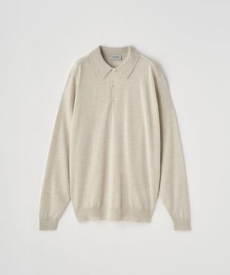 長袖ニットポロシャツ 30G MODERN FIT KNOLL | JOHN