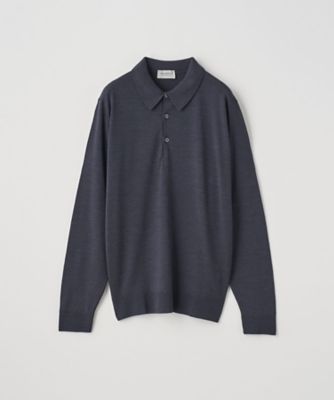 長袖ニットポロシャツ 30G MODERN FIT KNOLL | JOHN