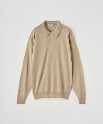 長袖ニットポロシャツ 30G MODERN FIT KNOLL | JOHN