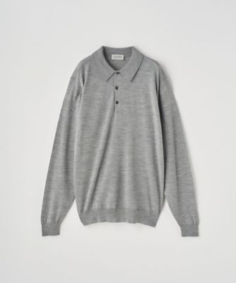 長袖ニットポロシャツ 30G MODERN FIT KNOLL | JOHN