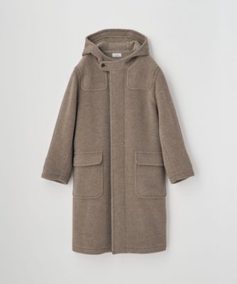無染色ウール フーデッドロングコート L03580FC220 | JOHN