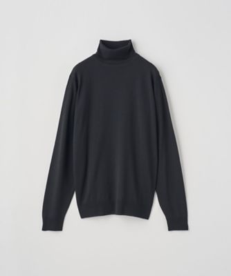 タートルネック長袖ニットプルオーバー 30G MODERN FIT