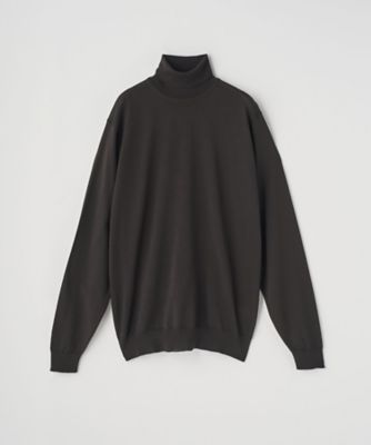 タートルネック長袖ニットプルオーバー 30G MODERN FIT