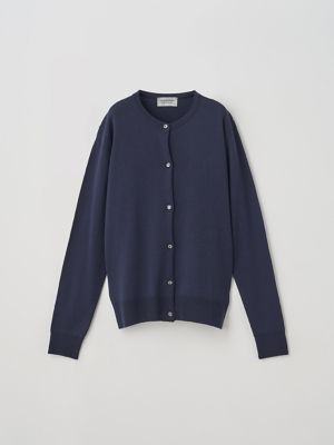 クルーネック長袖ニットカーディガン | JOHN SMEDLEY (Women)/ジョン