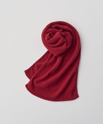 ＜JOHN SMEDLEY (Men)＞カシミヤ混　ニットマフラー　５Ｇ　ＱＵＡＲＴＺ