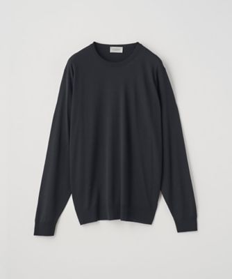 クルーネック長袖ニットプルオーバー 30G MODERN FIT