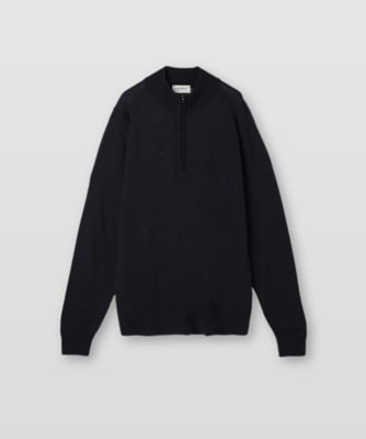 長袖ハーフジップニット 24G STANDARD FIT TAPTON
