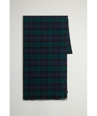 ＜WOOLRICH (Men)＞ライト　プレイド　スカーフ　ＬＩＧＨＴ　ＰＬＡＩＤ　ＳＣＡＲＦ　ＷＯＡＣ０３０４