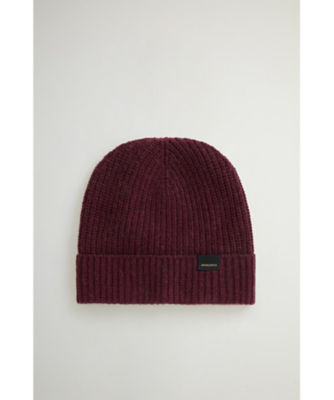 ＜WOOLRICH (Men)＞ニット　リブ　ビーニー　ＫＮＩＴＴＥＤ　ＲＩＢＢＥＤ　ＢＥＡＮＩＥ　ＷＯＡＣ０３３１