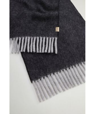 ウールチェック スカーフ／WOOL CHECK SCARF