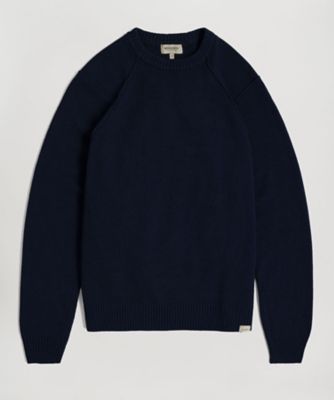 WOOLRICH/ウールリッチ ウール カシミヤ クルーネック/WOOL CASH CREWNECK WOKN2023 MELTON BLUE トップス【三越伊勢丹/公式】
