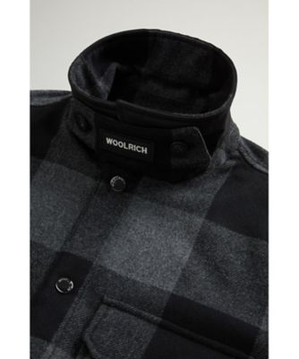 ウールチェック アラスカン シャツジャケット／WOOL CHECK