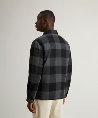 ウールチェック アラスカン シャツジャケット／WOOL CHECK