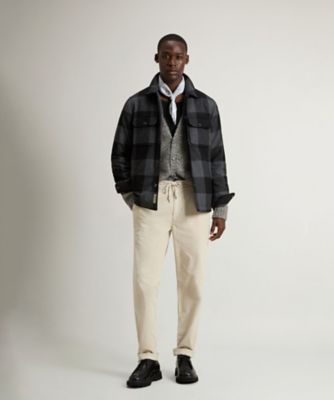 ウールチェック アラスカン シャツジャケット／WOOL CHECK