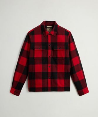 WOOLRICH/ウールリッチ ウールチェック アラスカン シャツジャケット/WOOL CHECK ALASKAN SHIRT JACKET WOOS2018 RED BUFFALO コート・ジャケット【三越伊勢丹/公式】