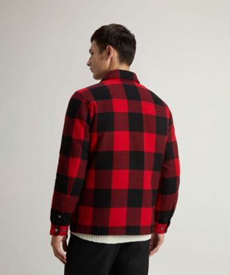 ウールチェック アラスカン シャツジャケット／WOOL CHECK